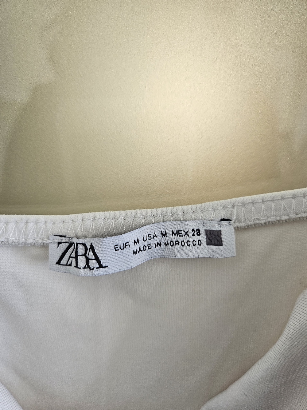Zara Cream Spaghetti Strap Bodysuit - Picture 3 of 4